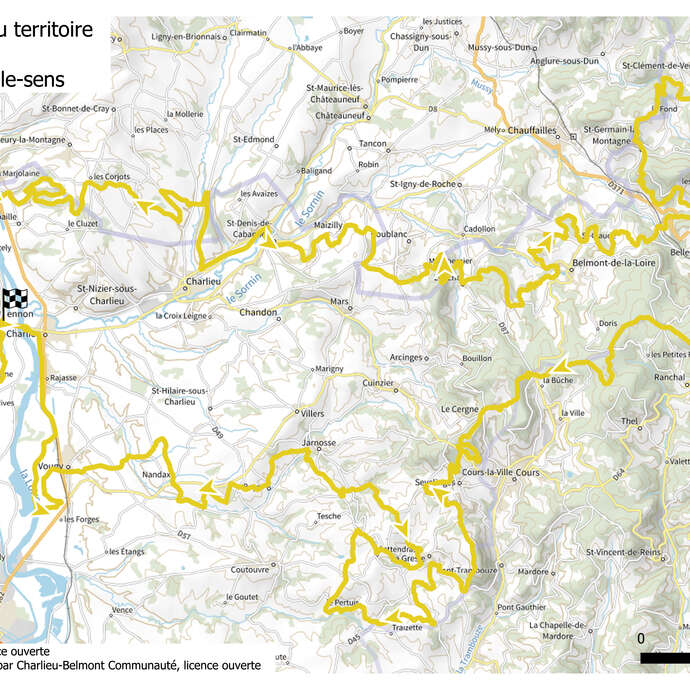Itinéraire VTT : Le Grand Tour du Territoire