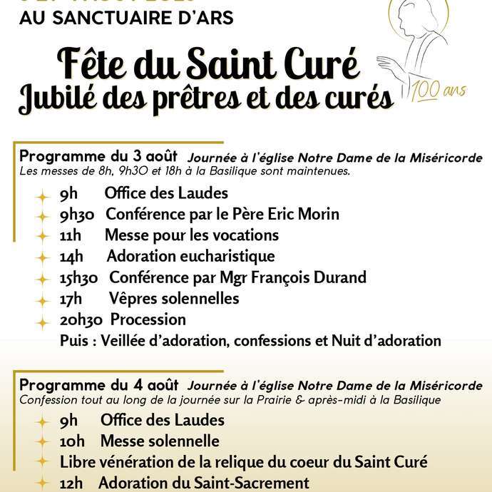Fête du Saint Curé d'Ars
