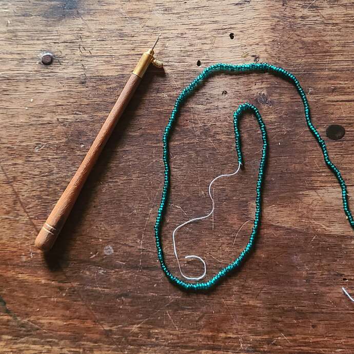 Initiation à la broderie de Lunéville avec Johanna Charitopoulos