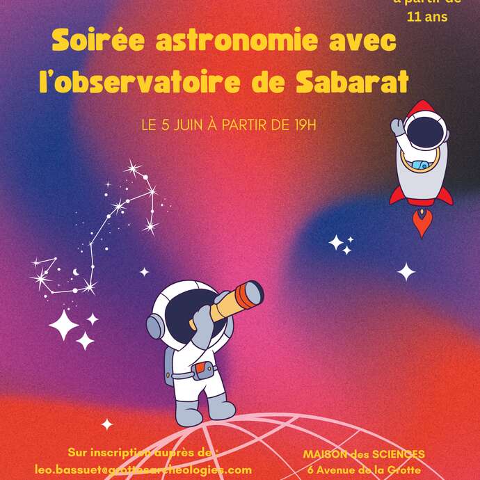 Soirée en route vers les étoiles !