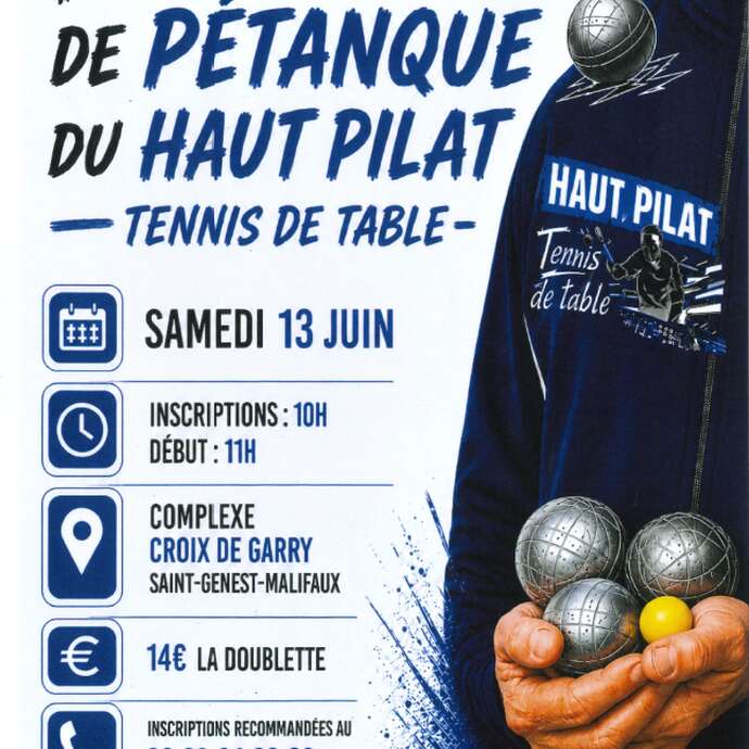 Concours de pétanque