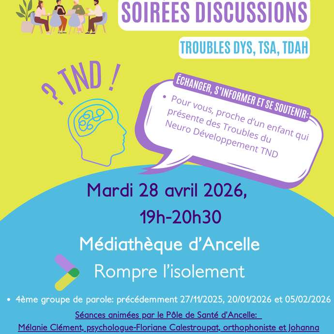 Soirée discussion sur les TDN