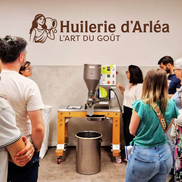 Visite guidée de l'huilerie Alréa