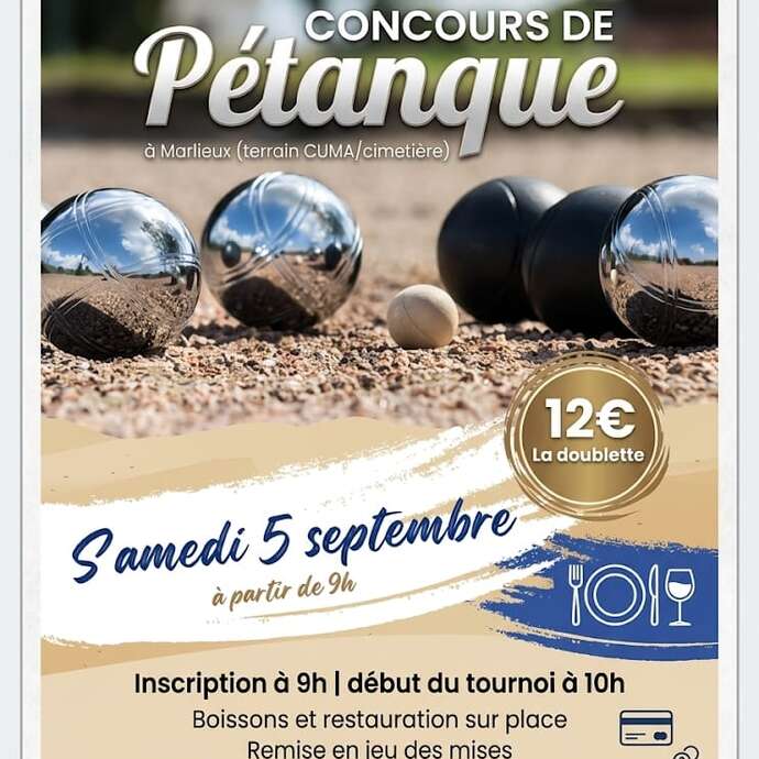 Concours de pétanque