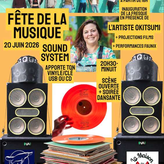 Fête de la musique et inauguration fresque