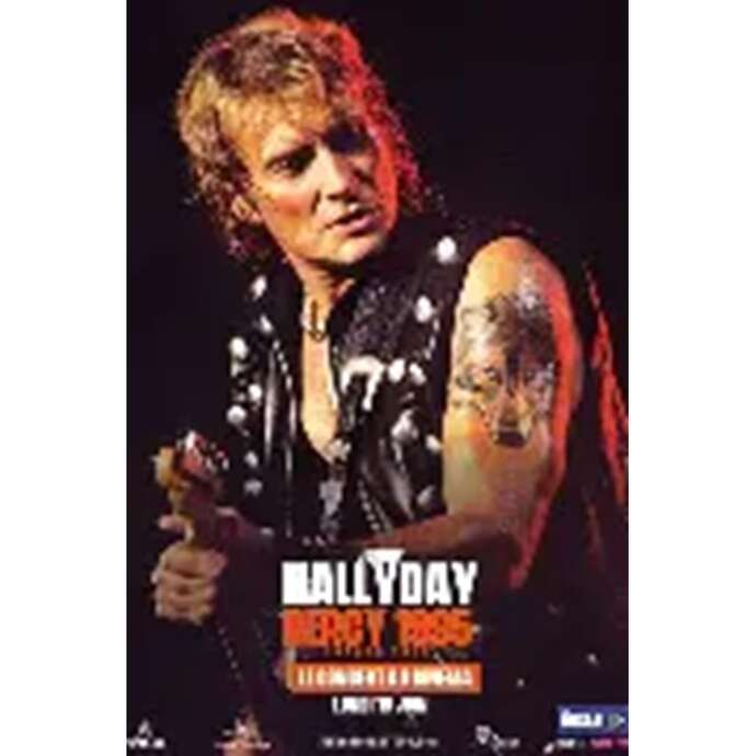 Projection concert Johnny HALLYDAY - LORADA TOUR – BERCY 1995