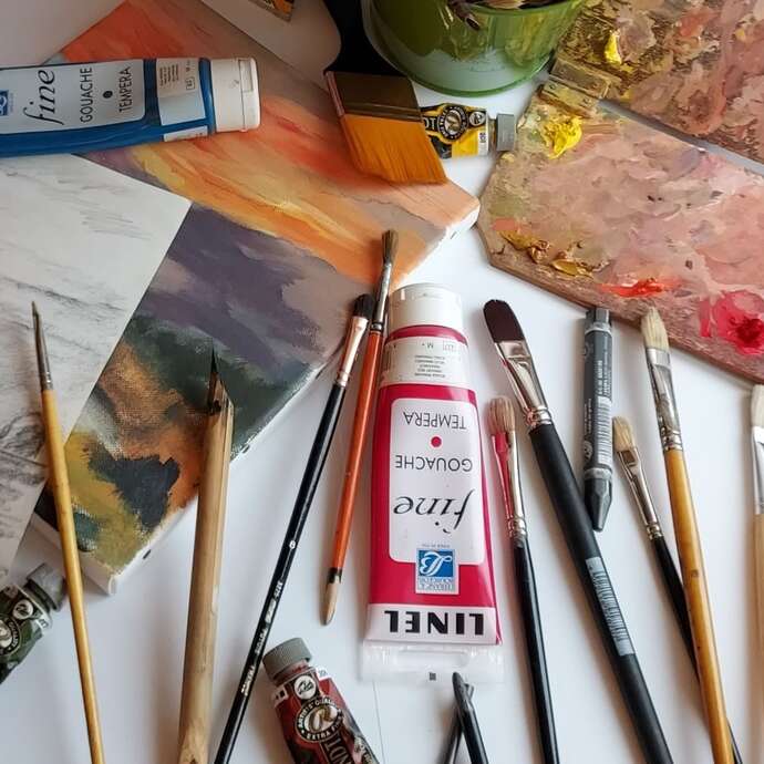 Dessin, peinture - Isabelle de Becdelièvre