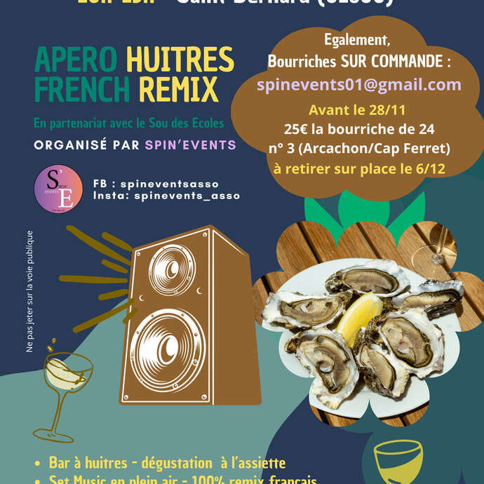 Apéro huîtres & French Remix