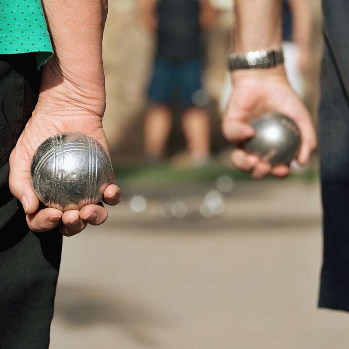 Concours de pétanque