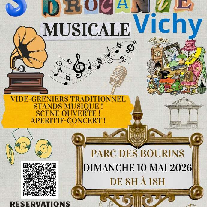 3ème Brocante musicale - scène ouverte - vide-greniers