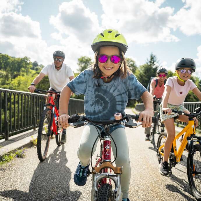 Via Fluvia à vélo - Saint-Sauveur-en-Rue - Bourg-Argental