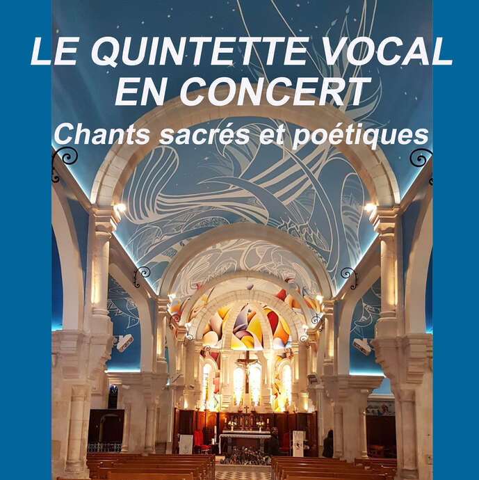Quinteto vocal en la iglesia Sainte Madeleine