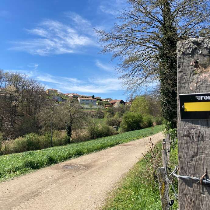 Sentier entre Loire et Rhône
