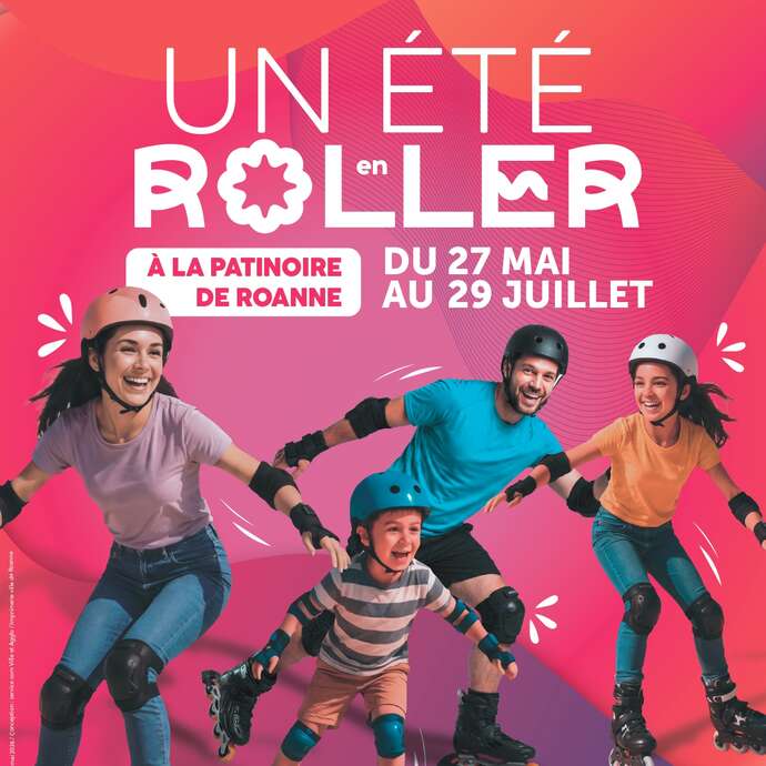 Piste de rollers à la patinoire