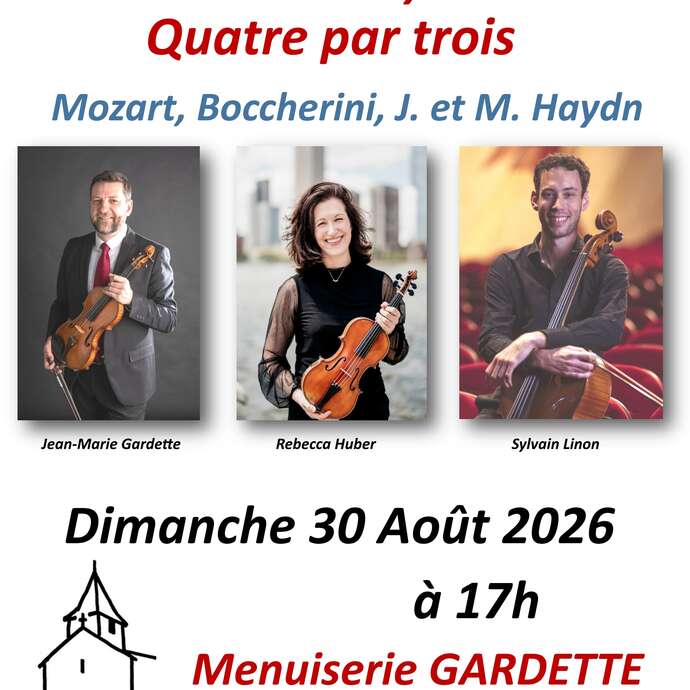 Concert Quatre par trois - Trio Fanely