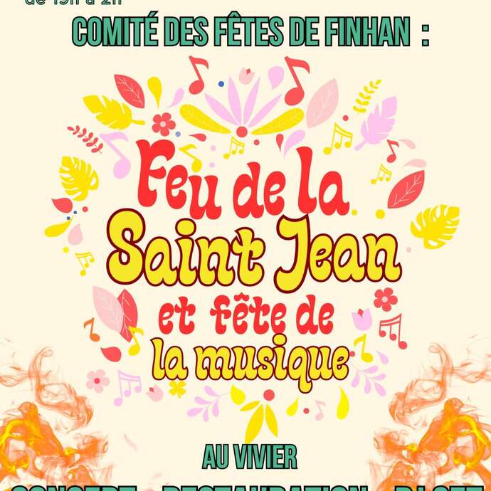Feu de la saint-jean et fête de la musique