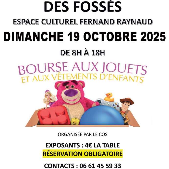 11ème bourse au Jouets et vêtements d'enfants du COS