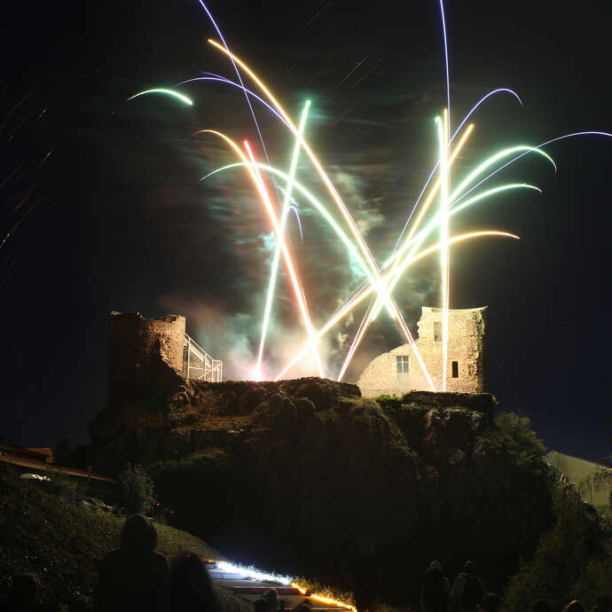 Feu d'artifice - Festival Les Roches Celtiques