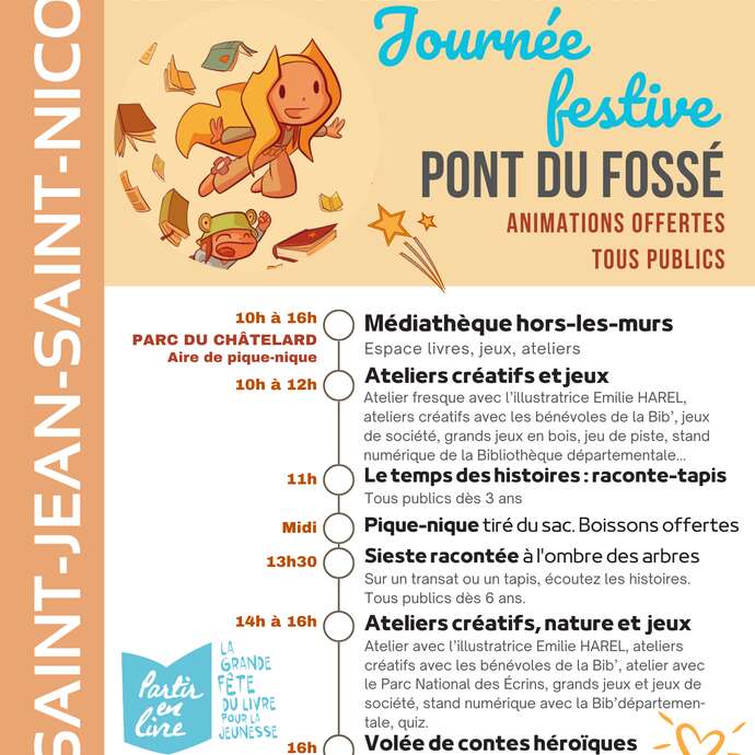 Journée festive Partir en Livre
