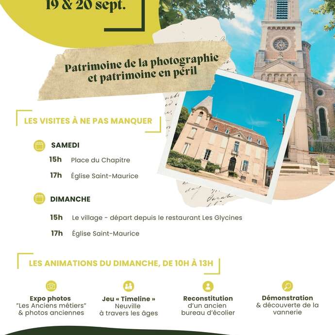 Journées Européennes du Patrimoine à Neuville-les-Dames