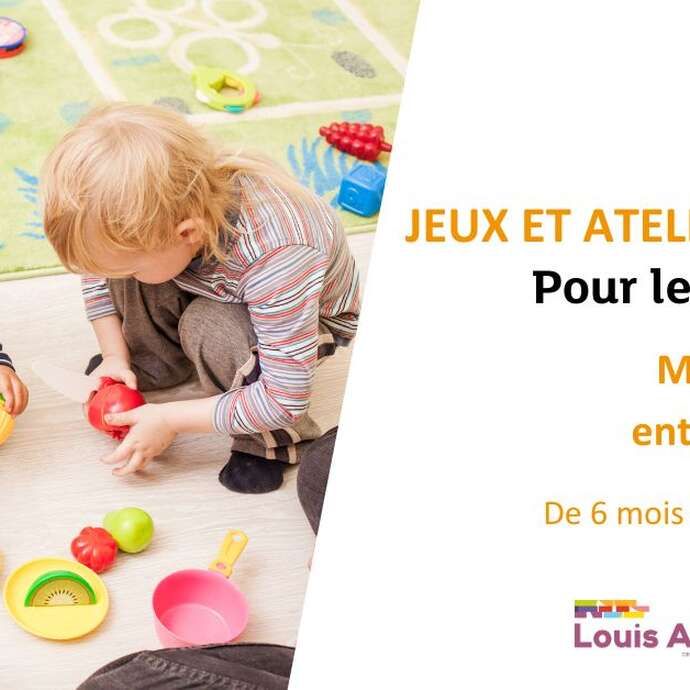Pour les tout-petits : jeux et ateliers peinture