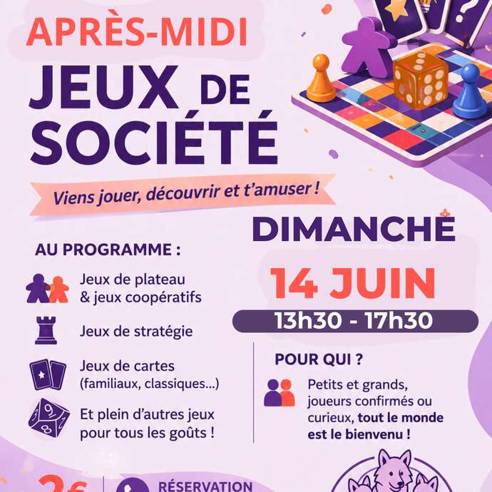 Après-midi jeux de société