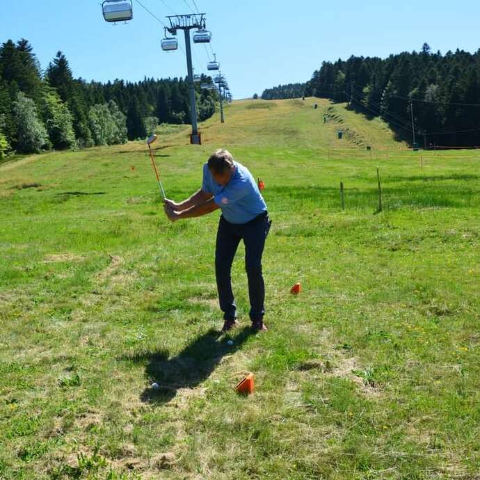 Parcours de golf rural