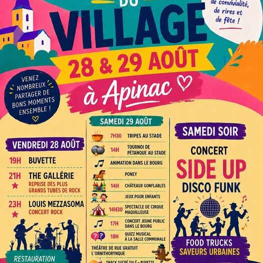 Apinac en fête - Fête du village