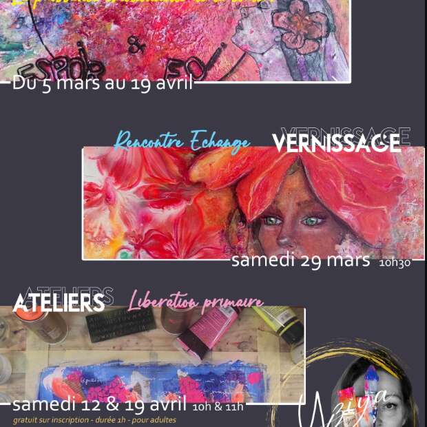 Atelier adultes avec l’artiste peintre Iziya