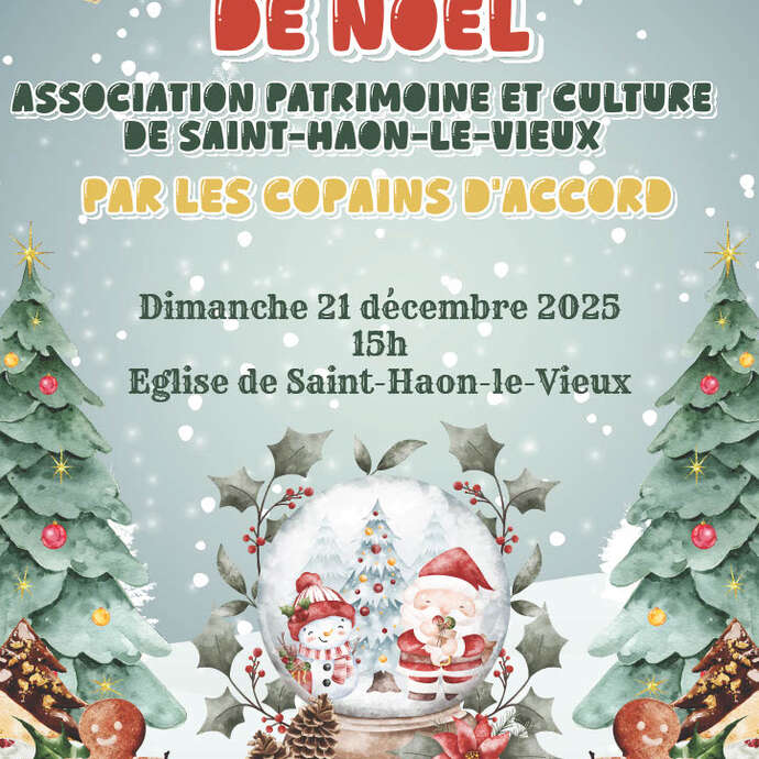 Concert de noël par Les Copains d'accord