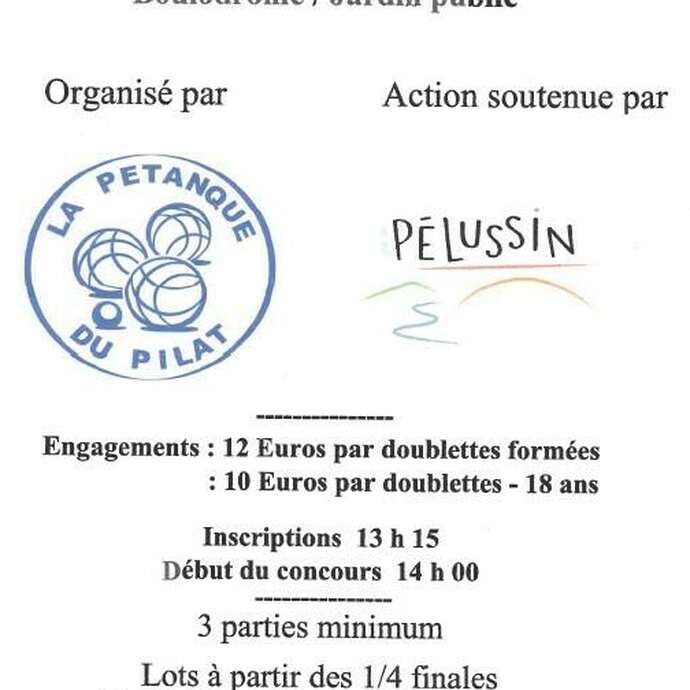 Concours de pétanque