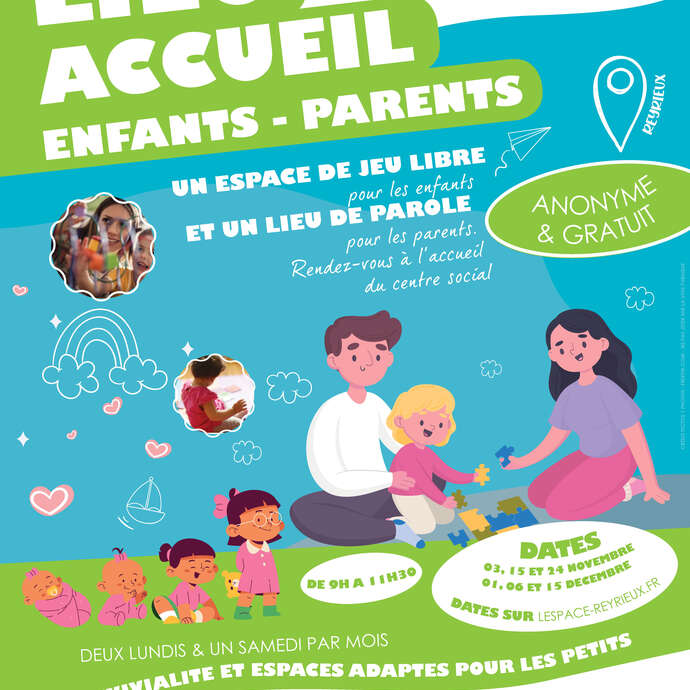 Lieu d'Accueil Enfants Parents (LAEP) à Reyrieux