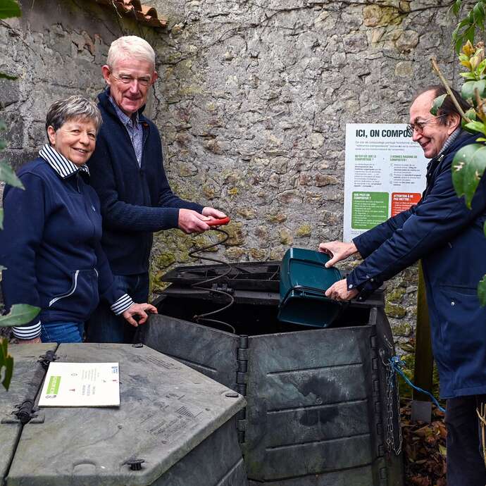 Visites de sites de compostage partagé en habitat collectif