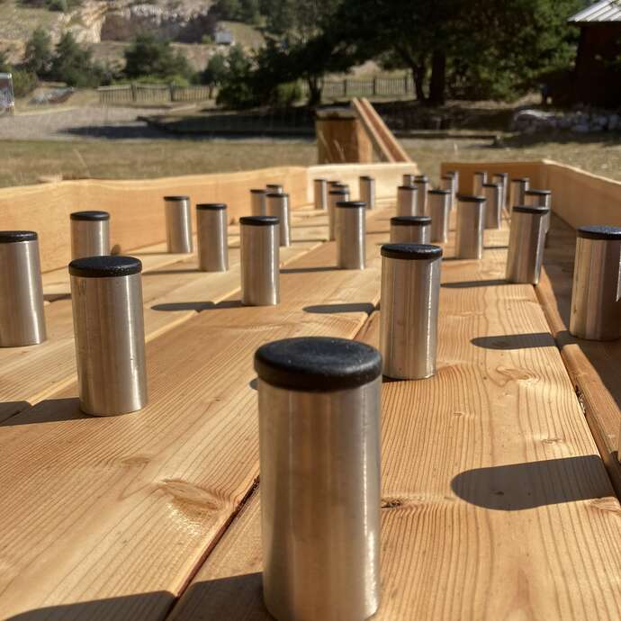 Parcours de Billes en Bois