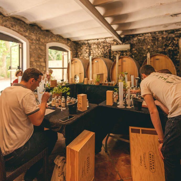 Atelier pastis à la Maison Ferroni