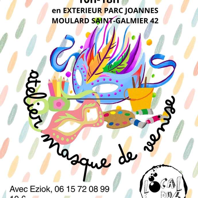 Fais ton masque de Venise avec Eziok