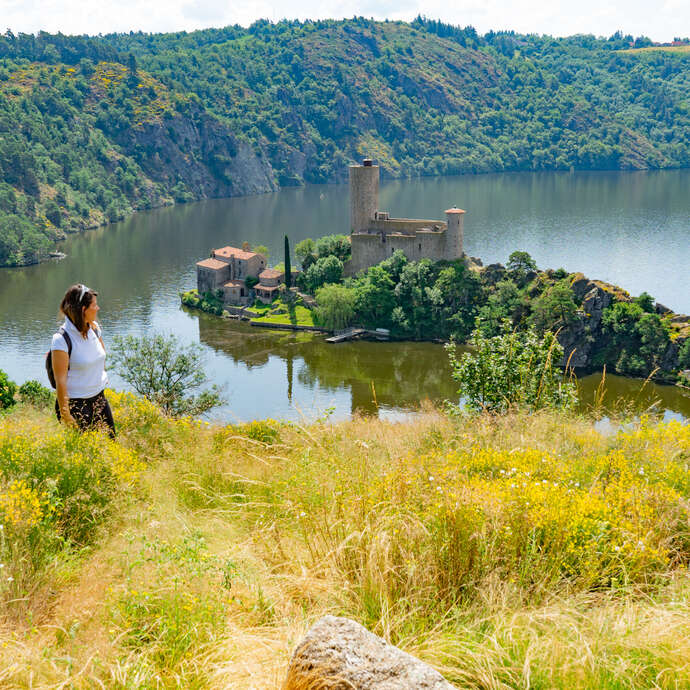 Point de vue sur l'ile de Grangent