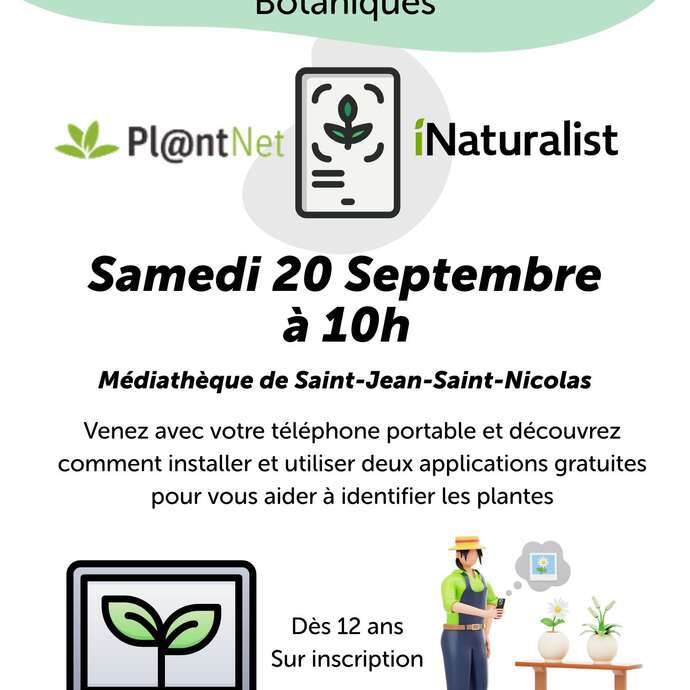 Atelier numérique -appli botaniques