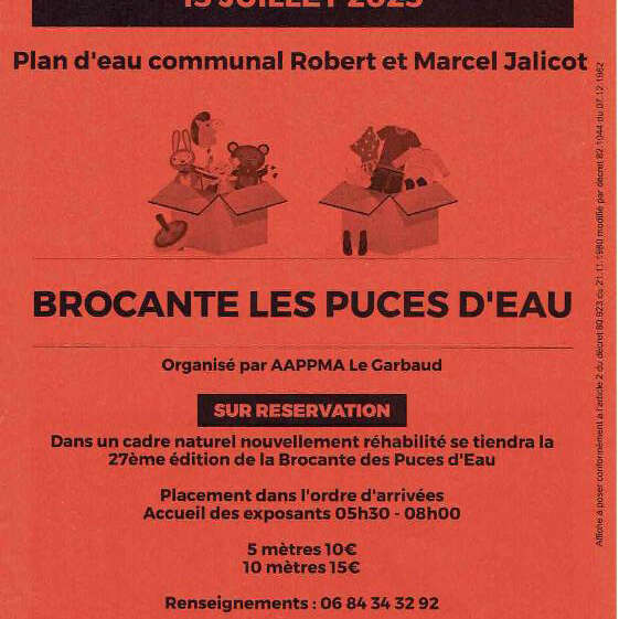 27ème Brocante Les Puces d'Eau