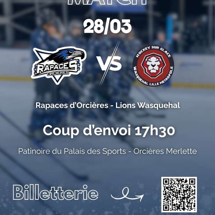 Match de hockey - Rapaces d'Orcières
