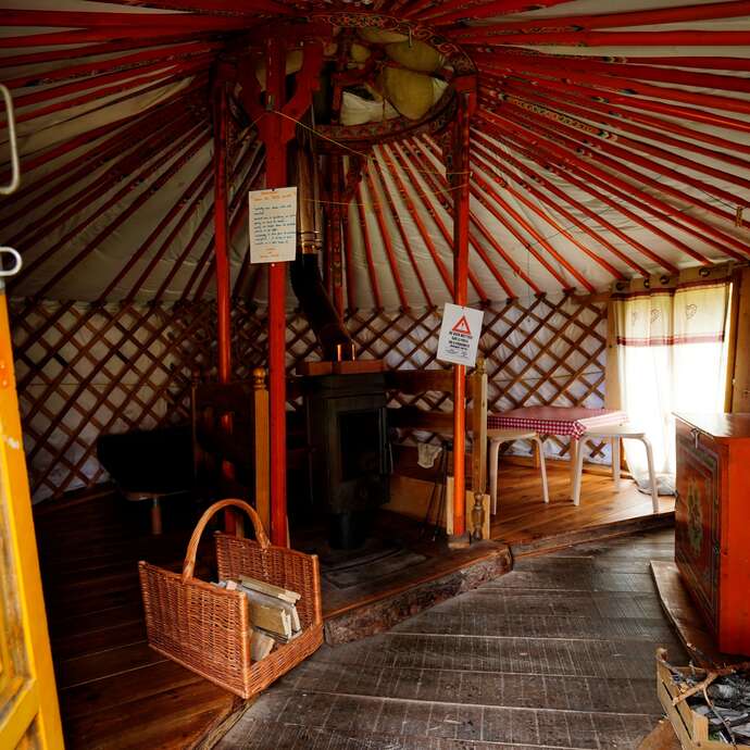 Yurts and Tipis in winter - Nordic getaway