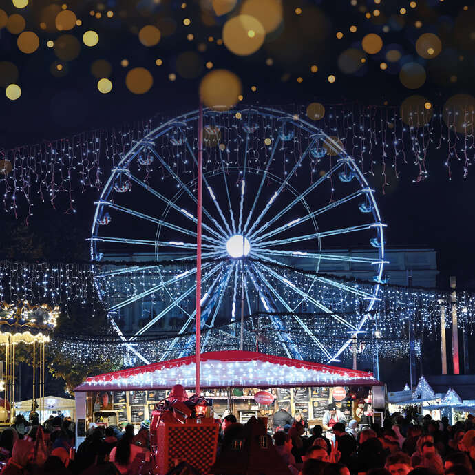 Marché de Noël - place de l'Hôtel-de-Ville