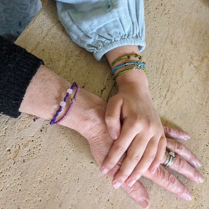 Créez votre bracelet en micromacramé  - atelier en famille
