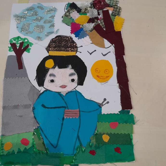 Animation tableau en tissus - La légende de Xi-Ling-Shi