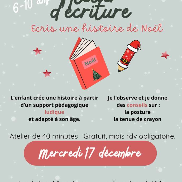 Atelier d'écriture