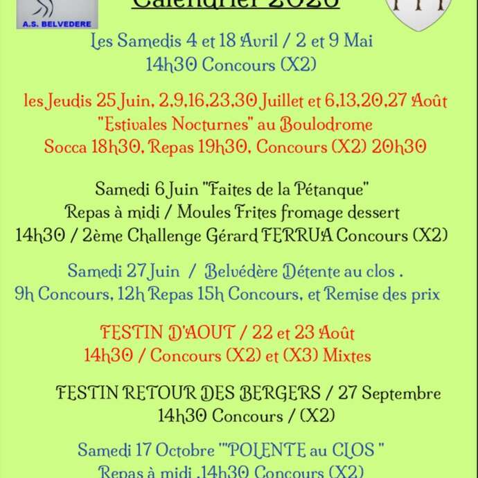 Festin du clos de la St Pierre St Paul