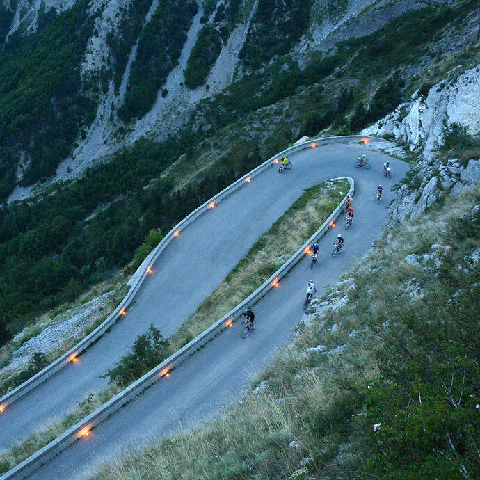 Montée cycliste du Col du Noyer
