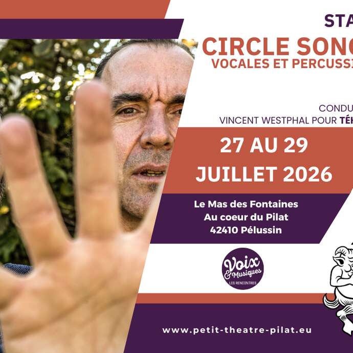 Stage Circle songs vocales et percussives - Rencontres Voix & Musiques 2026