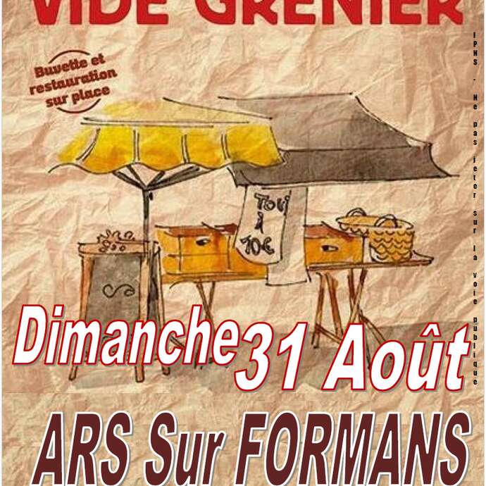 Vide grenier à Ars-sur-Formans