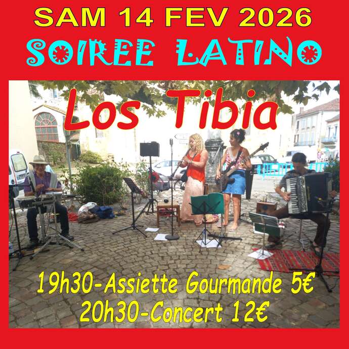 Soirée Latino avec Los Tibia
